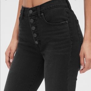 GAP 1969 Black Denim High Rise Jeans